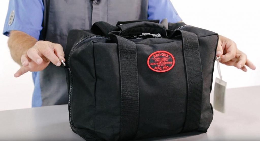 Red Oxx Aviator Kit Bag with D-Rings