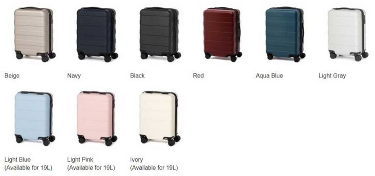 Muji Suitcase review: new 35 liter and 19 liter spinner luggage ...